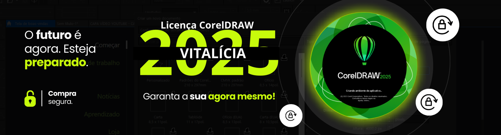 CorelDRAW 2025 LICENÇA VITALÍCIA - Loja de softwares Colecion Web Solutions – CorelDraw, Adobe entre outros, soluções digitais completas: criação de sites, sistemas de delivery, catálogos online e gestão empresarial.